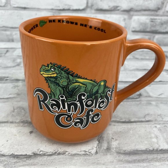 Rainforest Cafe Dining Rainforest Cafe Iggy Iguana Orange Coffee